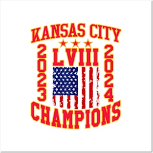 Super Bowl LVIII Champions - Kansas City Chiefs Posters and Art